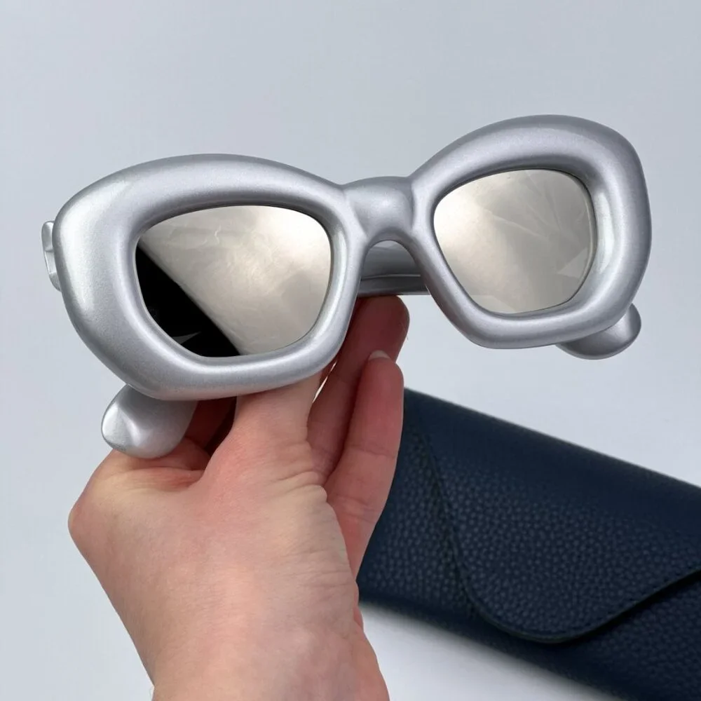 Loewe Men BRAND NEW Sunglasses LW40117I 20C Metallized Grey Smoke Mirror